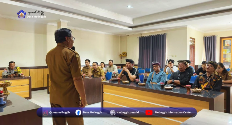 Tingkatkan Tertib Administrasi, Disdukcapil Gianyar Gelar Sosialisasi Adminduk di Desa Melinggih